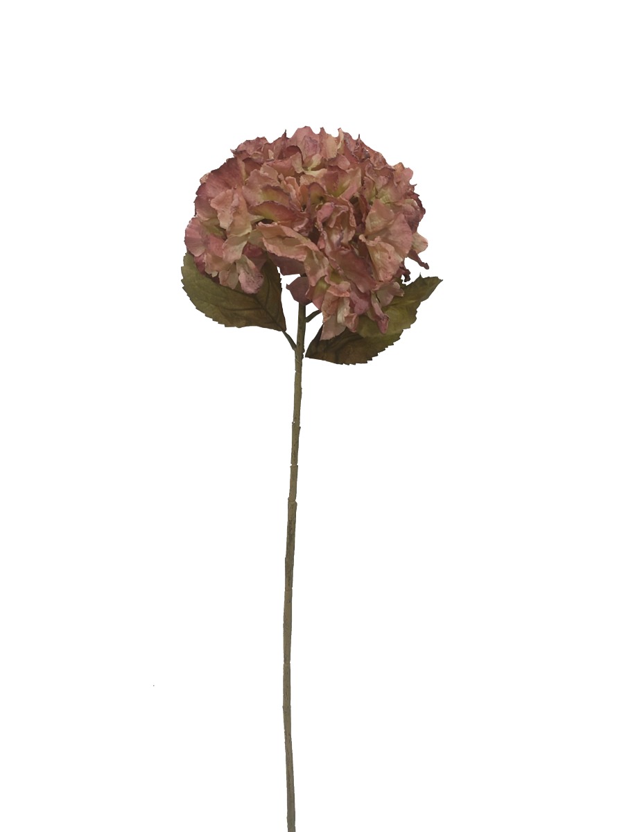 Dry Look Hydrangea - Pink (25cm diameter, 80cm long)-0