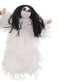28cm Fabric Ghost Hanger White (N50615)-0