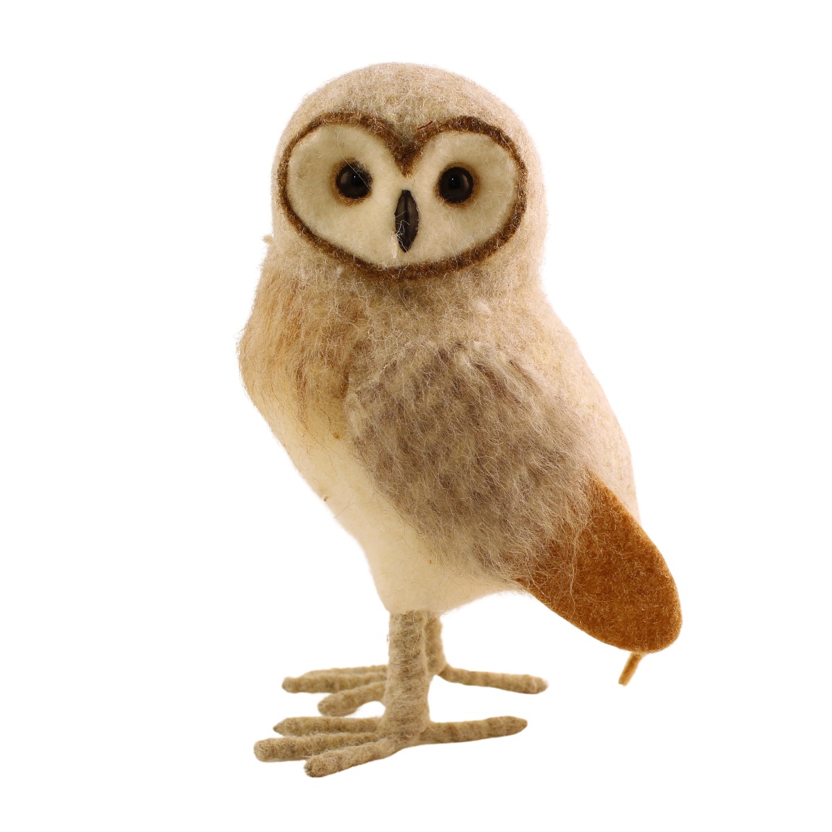 23cm Standing Felt Owl-0
