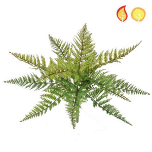 Artificial Leather Fern 36cm UV & FR