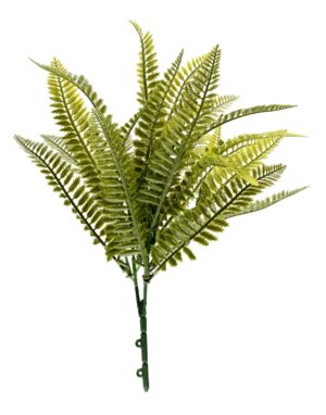 Artificial Fern Bush Green UV Protected 30cm-0