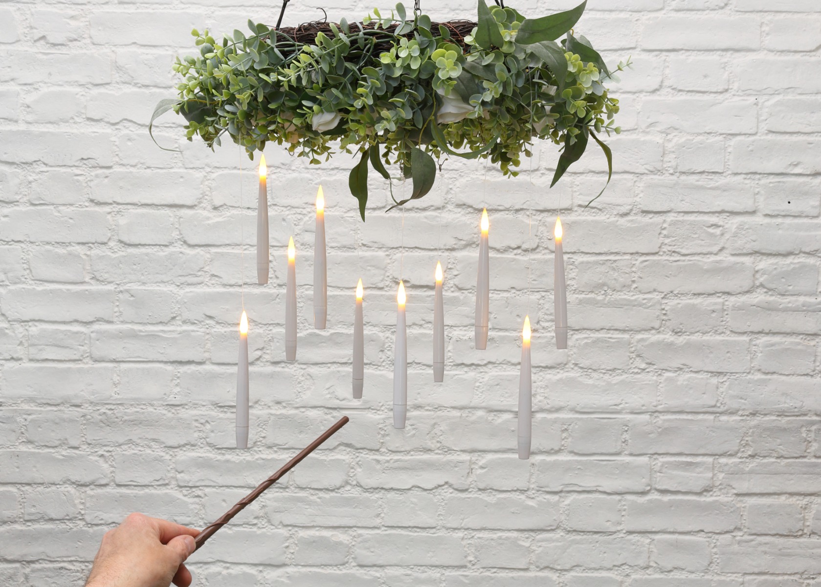 10 Magic Candles W/Wand Remote-27464