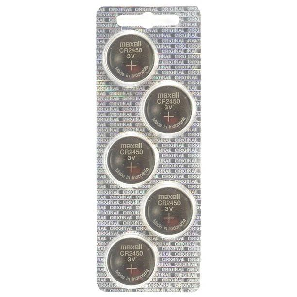 CR2450 Batteries x 5-0