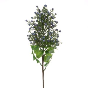 Berry Bush Stem 75cm Blue-0