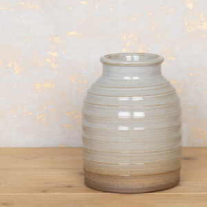 Eva Glazed Pottery Vase 25cm Watertight