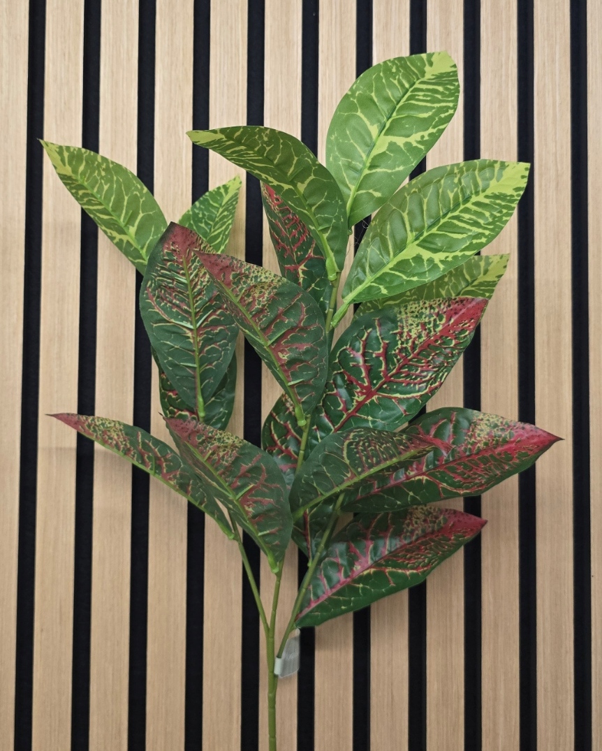 Croton Leaf Spray 77cm
