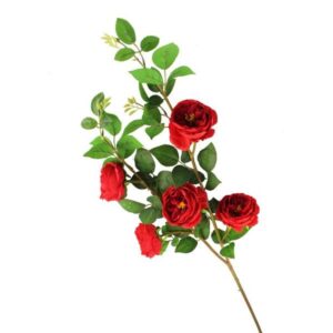 100cm Rose Spray Red-0