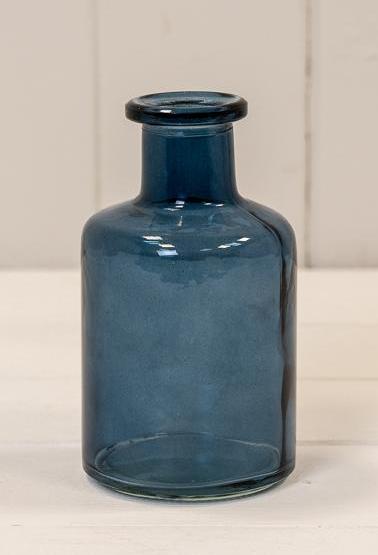 Blue Glass Bottle (11.8cm)