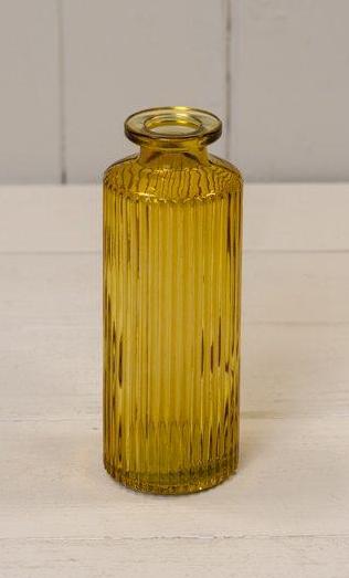 Yellow Glass Bottle (13.2cm)