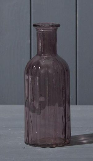 Amethyst Glass Bottle (19cm)