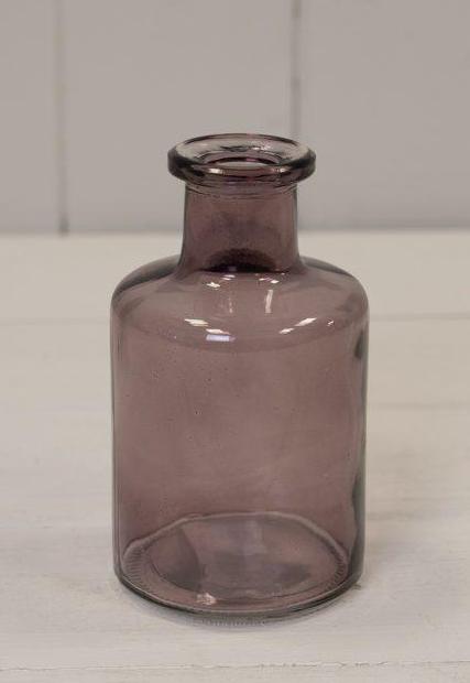 Amethyst Glass Bottle (11.8cm)
