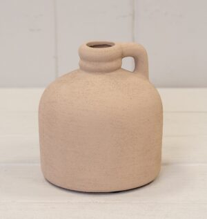 Tan Textured Small Vase 11cm-0
