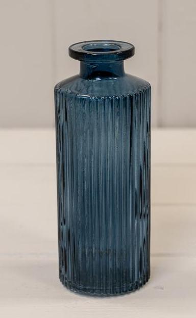 Blue Glass Bottle (13.2cm)-0