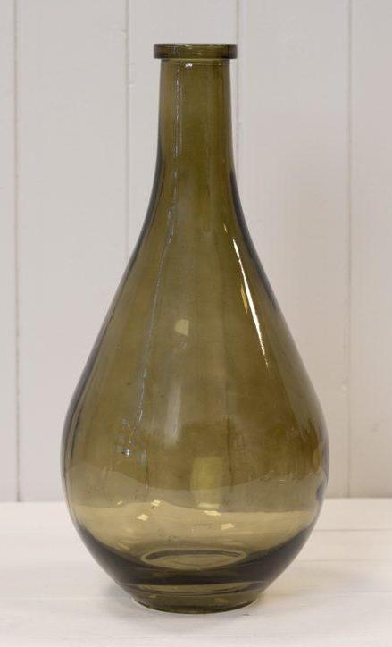 Olive Green Tall Bud Vase (36.5cm)-0