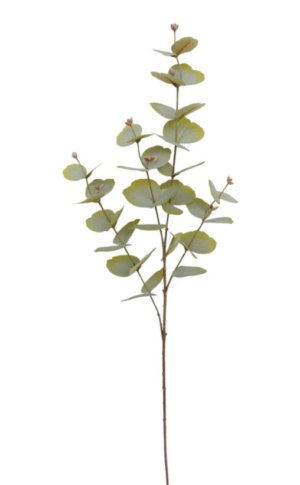 Artificial Spiral Eucalyptus Spray - Green 87cm-0