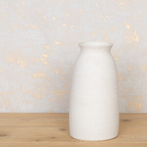 Zen Slim White Ceramic Vase 30cm NOT Watertight-0