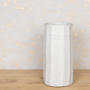 Modern White Ceramic Vase 40cm Watertight-0