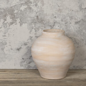 Fae Terracotta Ceramic Vase 25cm Watertight-0
