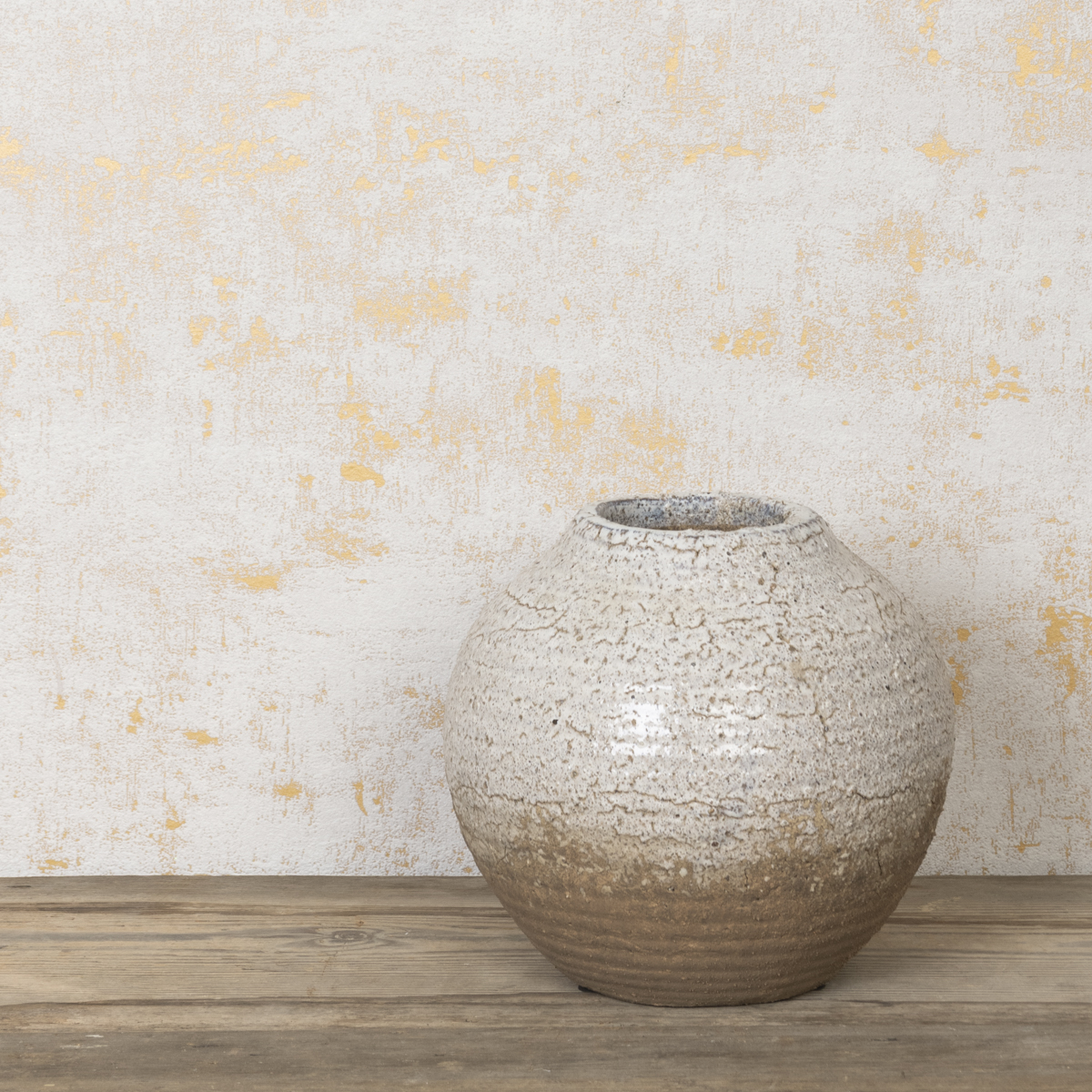 Eden Glazed Pottery Vase 19cm NOT Watertight