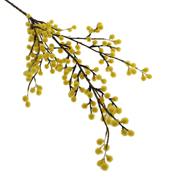 88cm Mimosa Spray Yellow-0