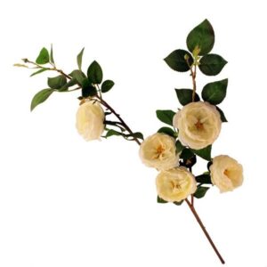 100cm Rose Spray Cream-0