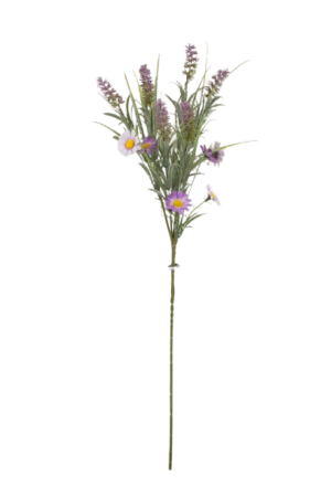 Lavender/Daisy/Foliage Stem 75cm-0