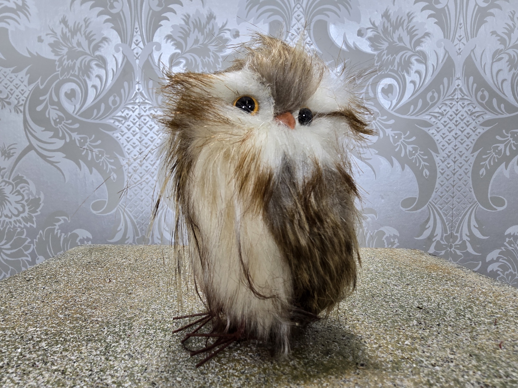 Fluffy Owl Hanger 12cm