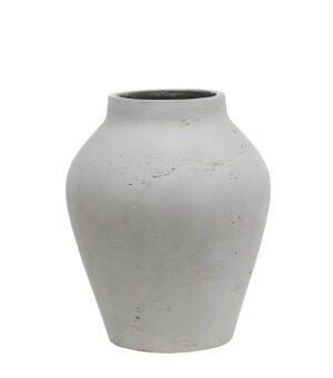 Florence Vase White 28 x 23 x 23cm-0