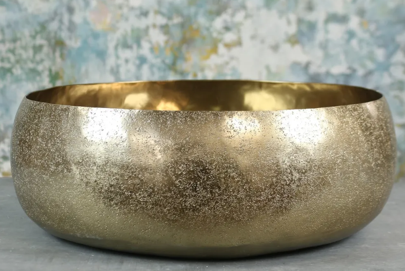 Mayfair Bowl Large Gold 14 x 39cm-0