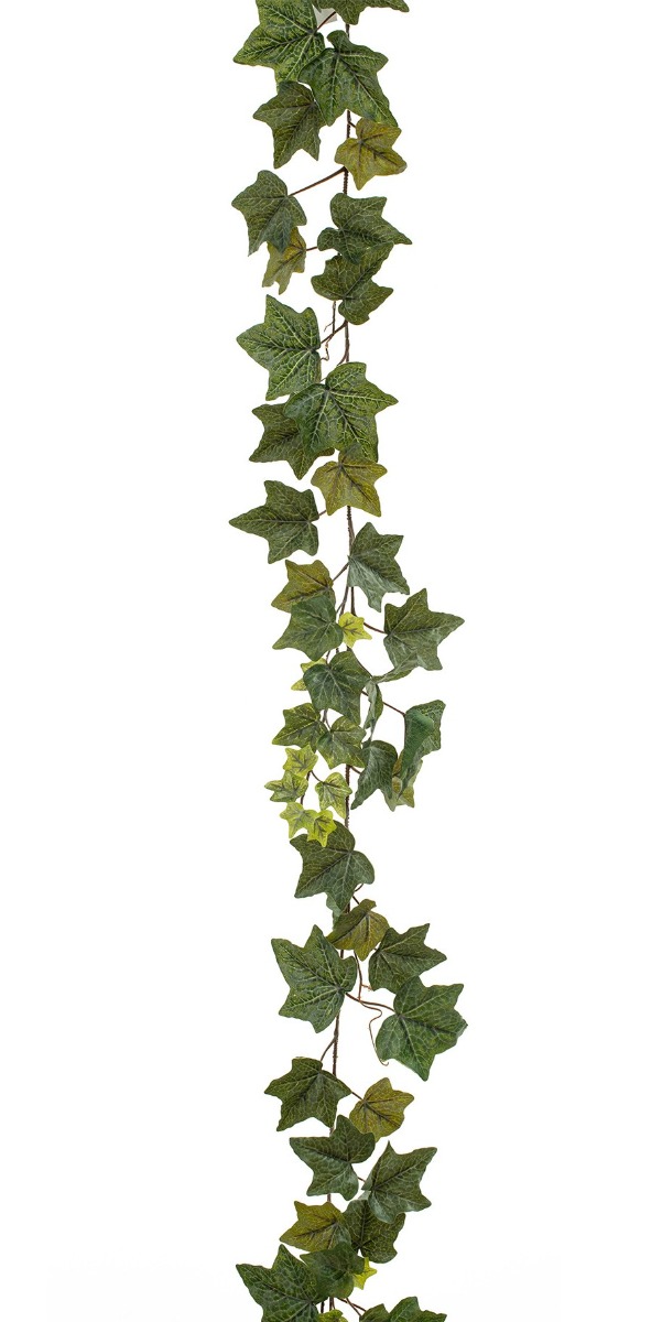 Artificial Ivy Garland Frosted Green 180cm-0