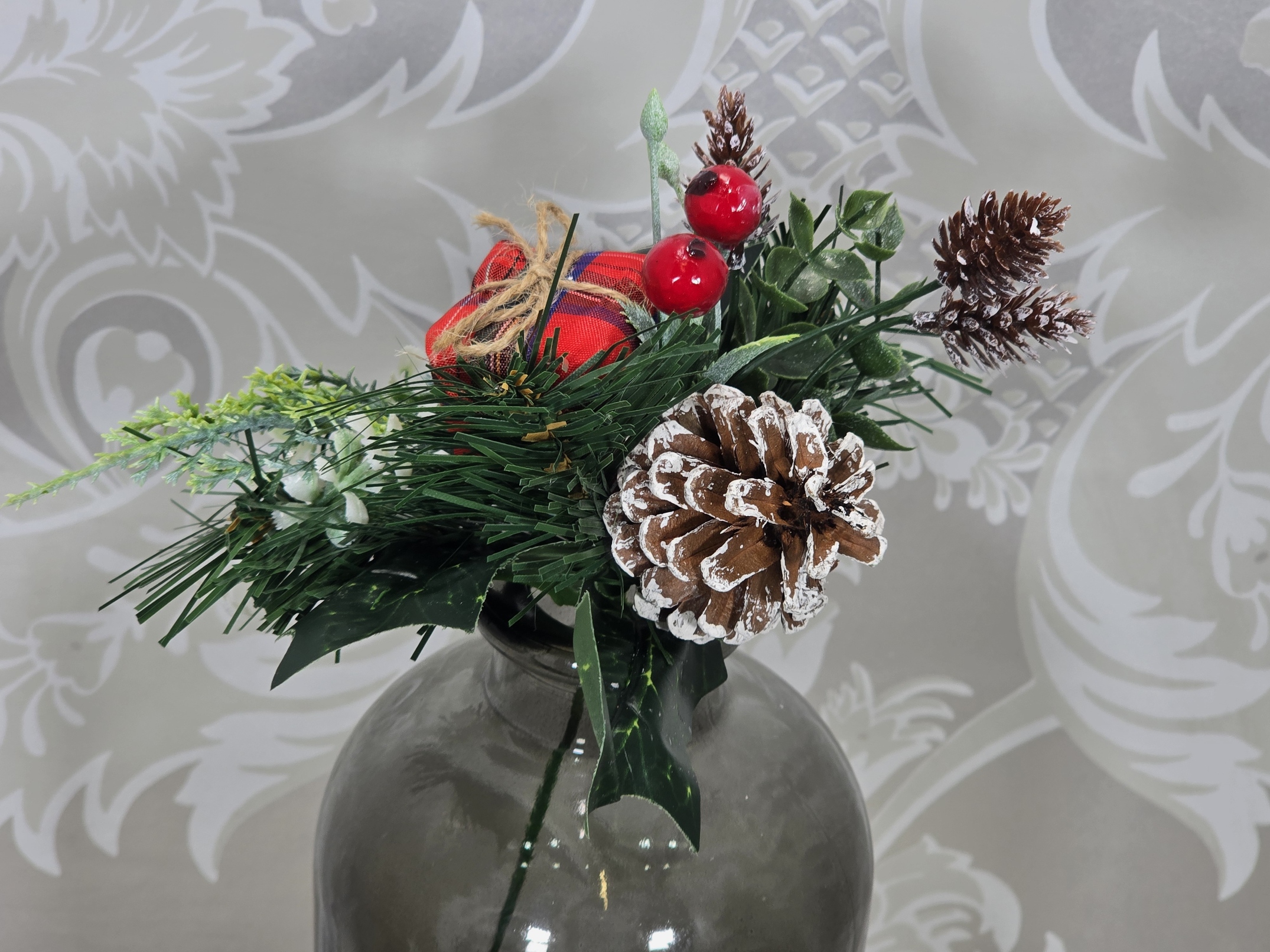 Natural Christmas Pick 21cm