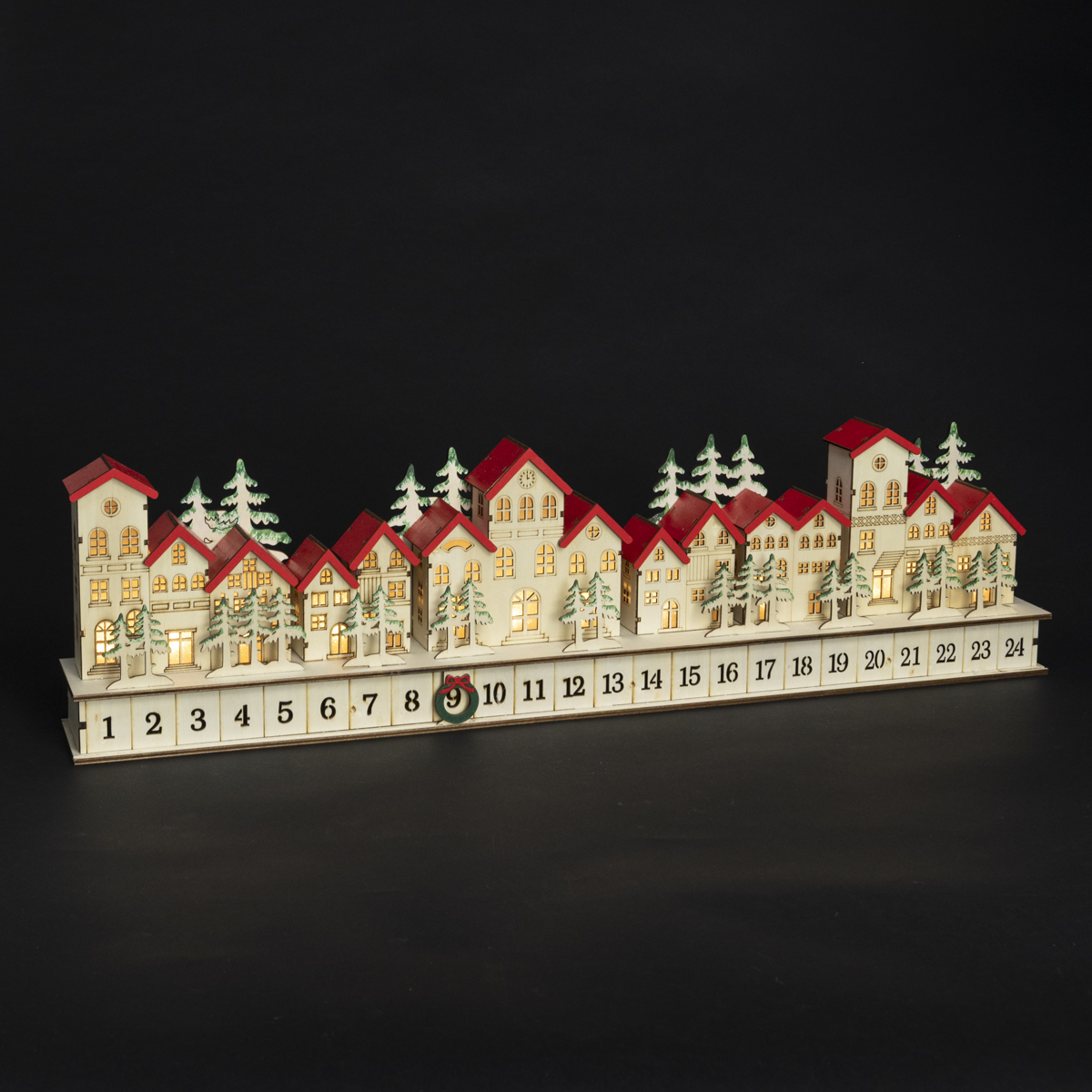 Wooden Christmas Countdown 76cm
