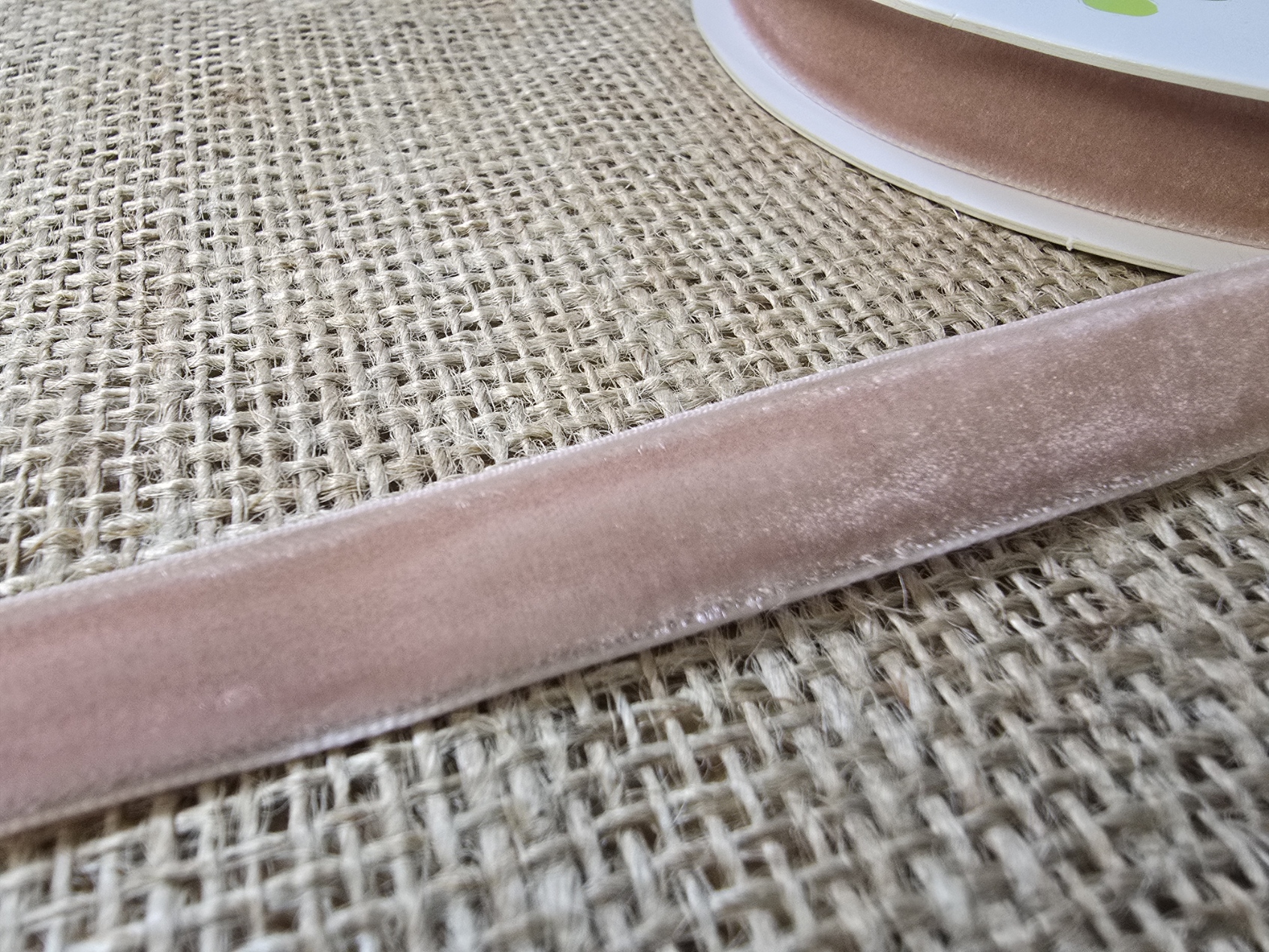 Velvet Ribbon Pink 12mm x 10m
