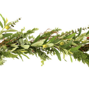 180cm Mediteranian Olive Garland
