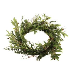 60cm Mediteranian Olive Wreath