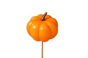 Pumpkin (10cm) On 40cm Stem Orange