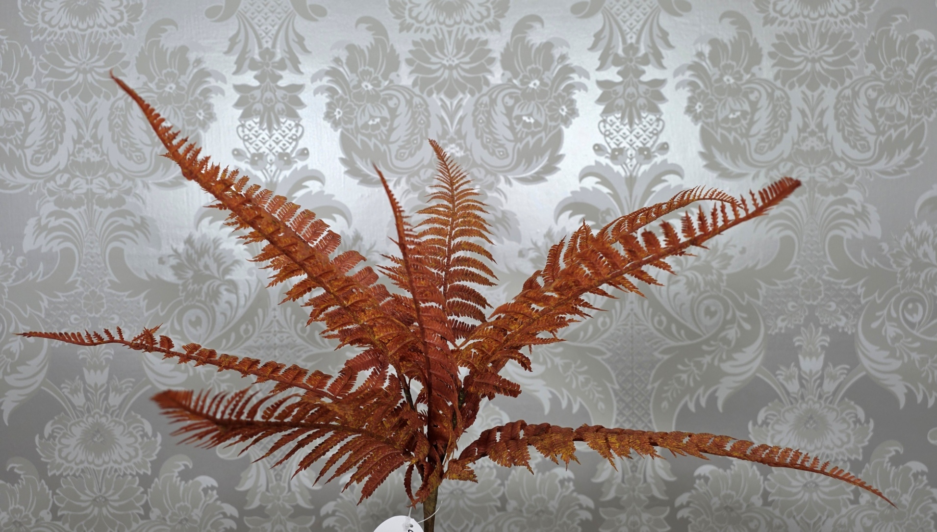 Artificial Boston Fern Bundle Orange 50cm