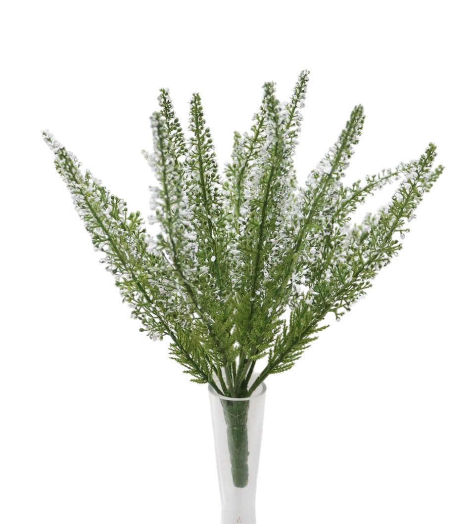Christmas Heather Bush White/Green 26cm