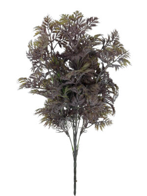 Artificial Foliage Fern Spray Mauve/Grey 50cm