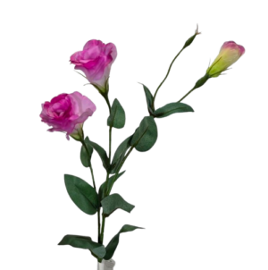 Artificial Eustoma Spray Pink 82cm