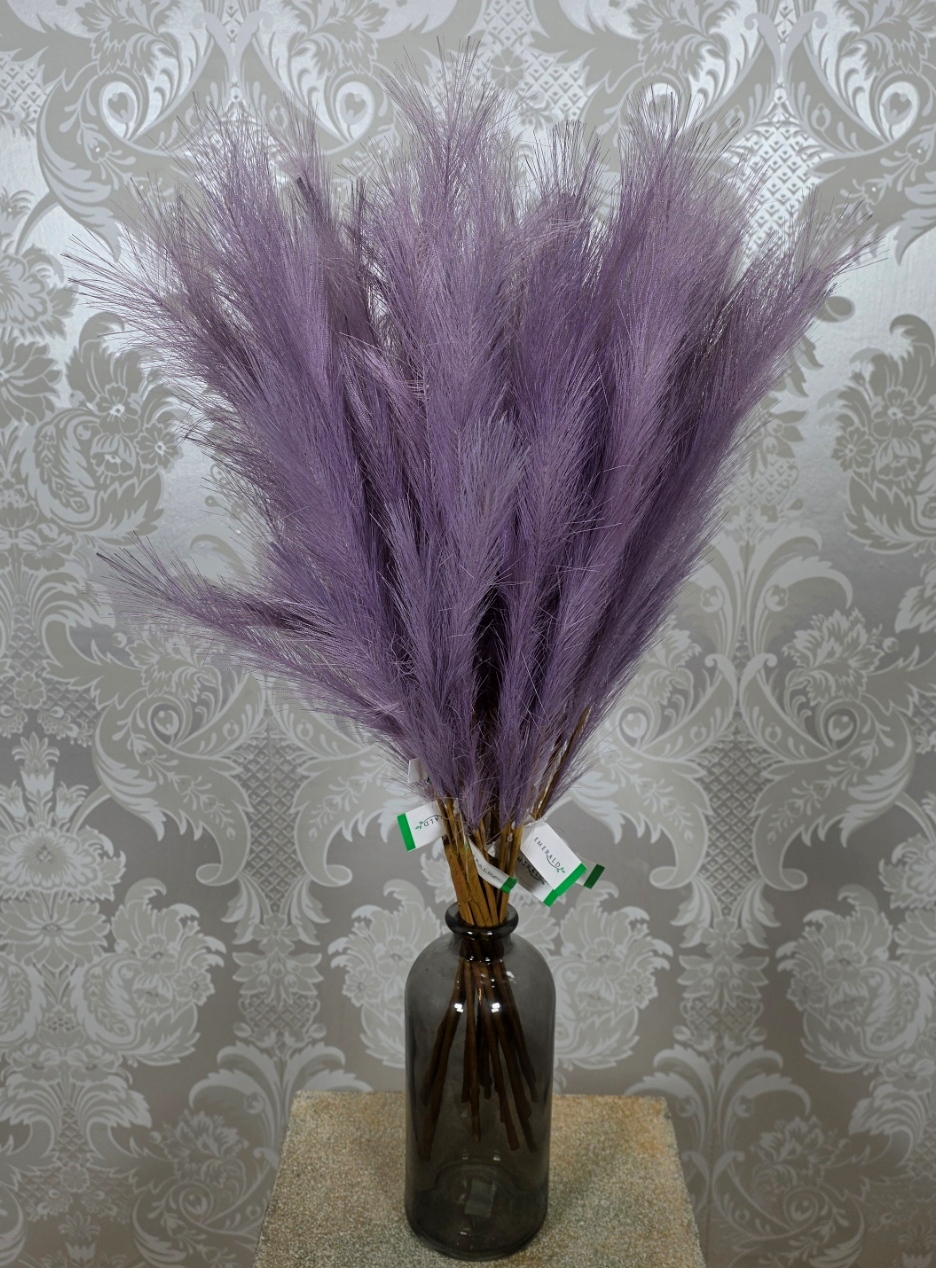 Artificial Pampas Spray 68cm Lavender