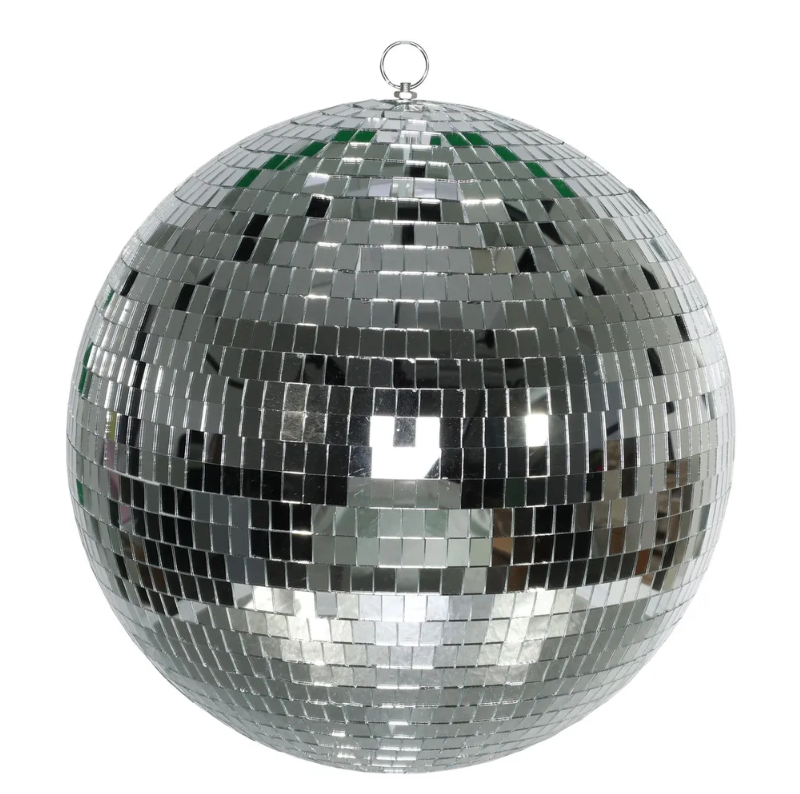 Silver Disco Bauble 30cm