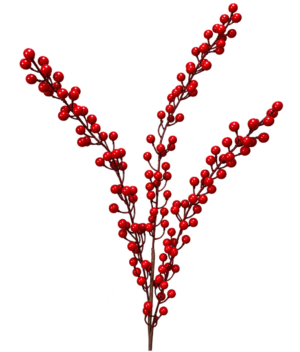 Artificial Berry Spray Hanging Red 82cm