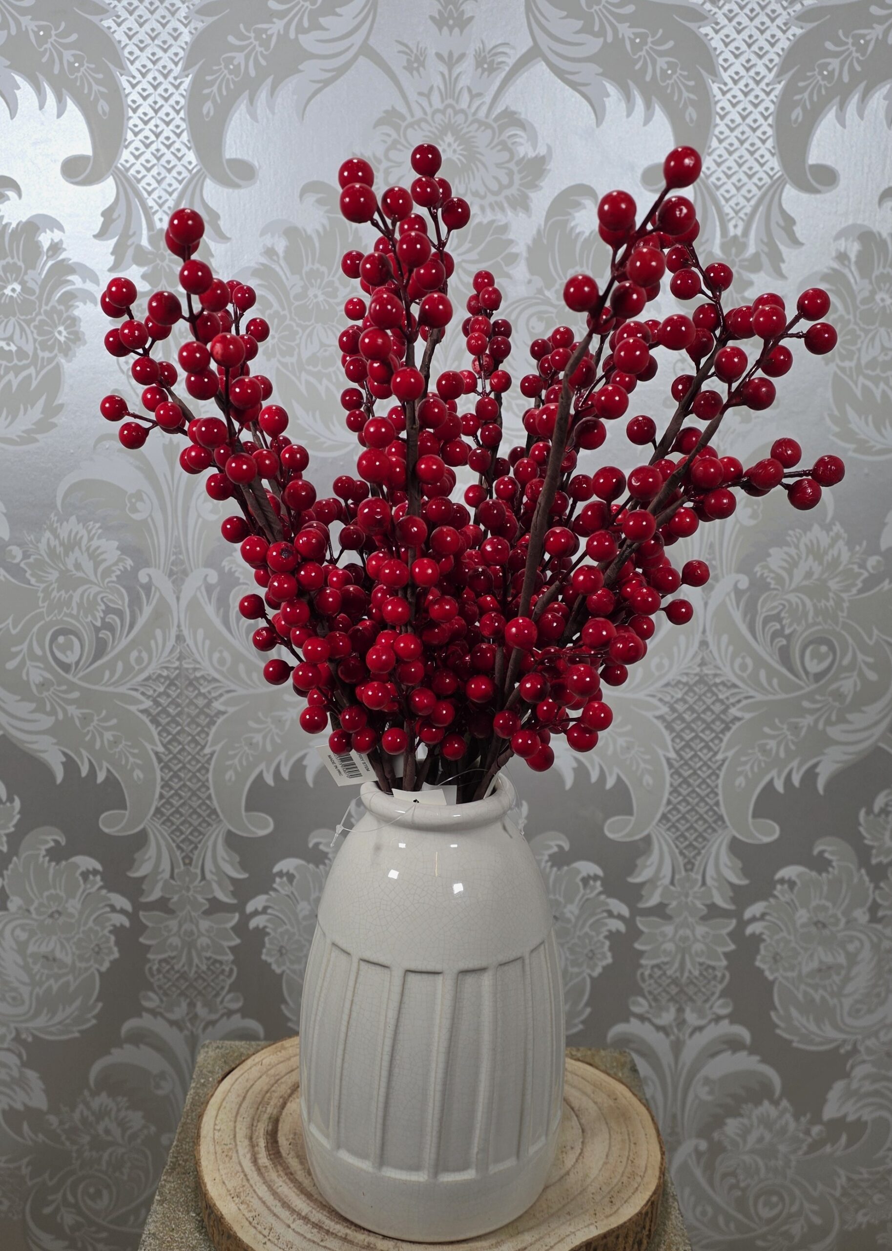 58cm Single Berry Stem