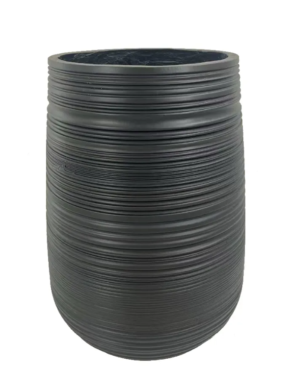 Black Ceramic Pot 31 x 45cm