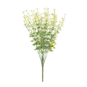 45cm Blossom Foliage Bouquet Cream