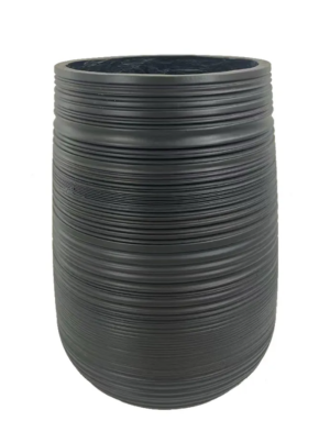 Black Ceramic Pot 31 x 45cm